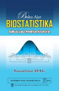 Image of Buku ajar Biostatistika aplikasi pada penelitian kesehatan