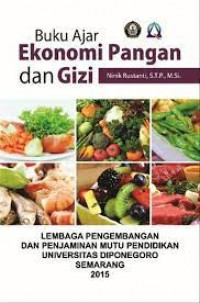Image of Buku ajar ekonomi pangan dan gizi