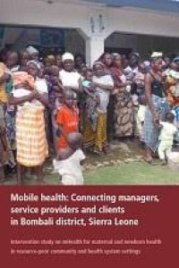 Image of Mobile health: Connecting managers, service providers and clients
